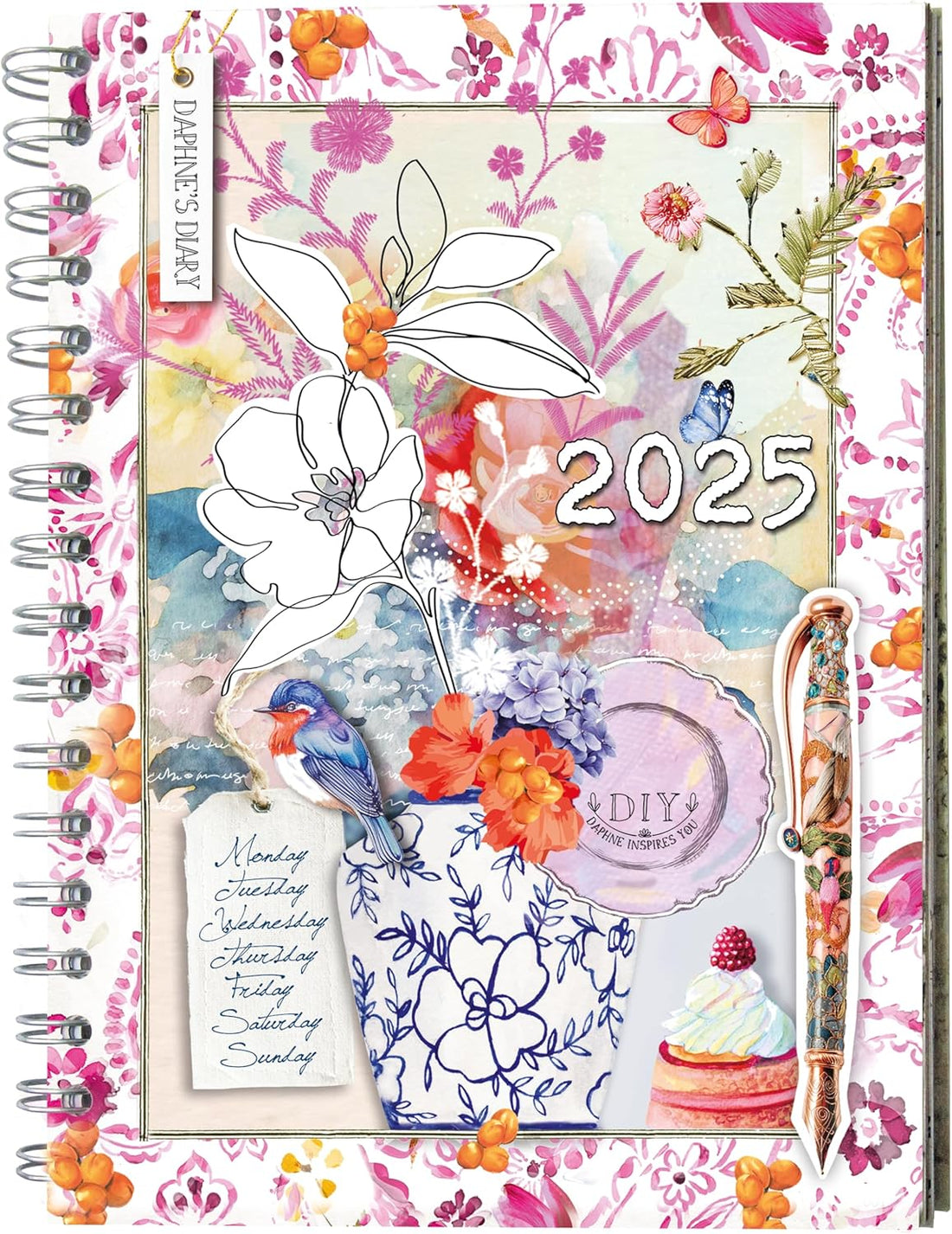 Daphne's Diary Daily Planner Journal 2025