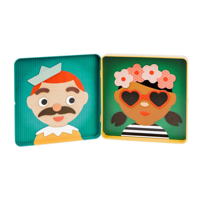 Funny Faces - On The Go Magnetic Play Set