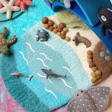 Sea, Beach & Rockpool Play Mat