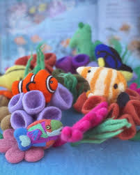 Felt Butterfly Fish Toy (coral Reef Fish)