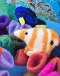 Felt Butterfly Fish Toy (coral Reef Fish)