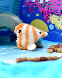 Felt Butterfly Fish Toy (coral Reef Fish)