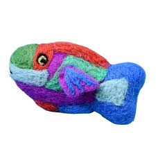 Felt Parrot Fish Toy (coral Reef Fish)