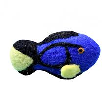 Felt Blue Tang Fish Toy (coral Reef Fish)