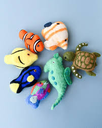 Felt Coral Reef Fish Toy Set