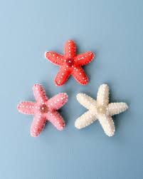 Felt Starfish - Set Of 3