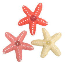 Felt Starfish - Set Of 3