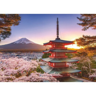 Puzzle 1000pc Mount Fuji Cherry Blossom