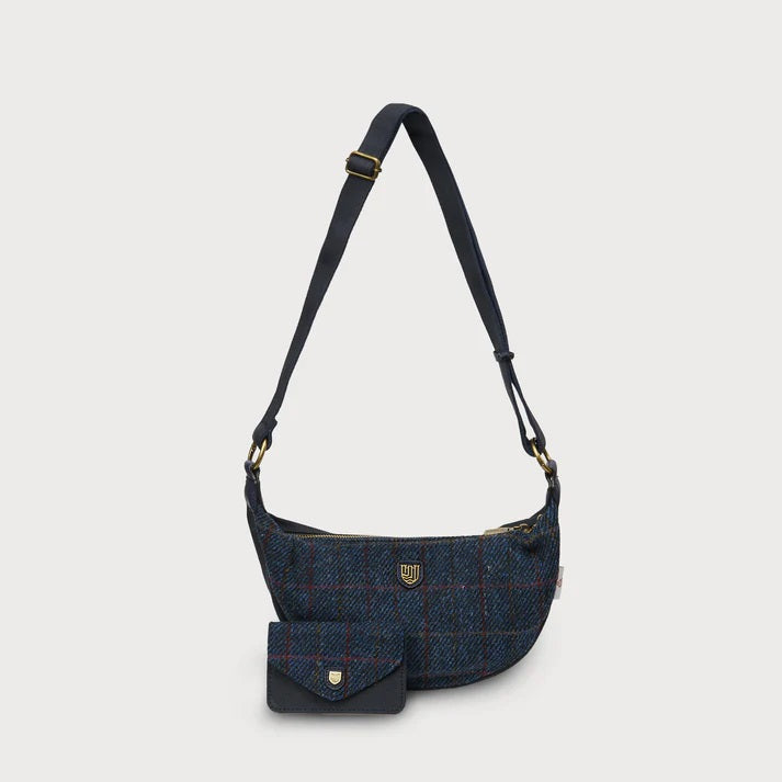 The Luna Bag - Navy Over-check