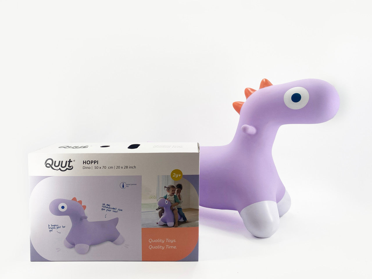 Hoppi Bouncy Dino - Lavender