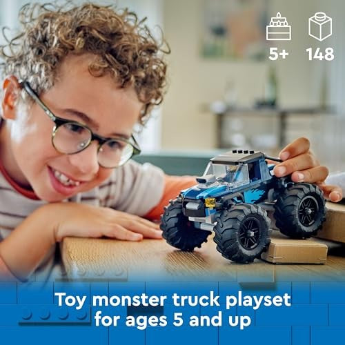 Lego City 60402 Blue Monster Truck Toy Vehicle Set