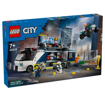 Lego 60418 Police Mobile Crime Lab Truck City 7+