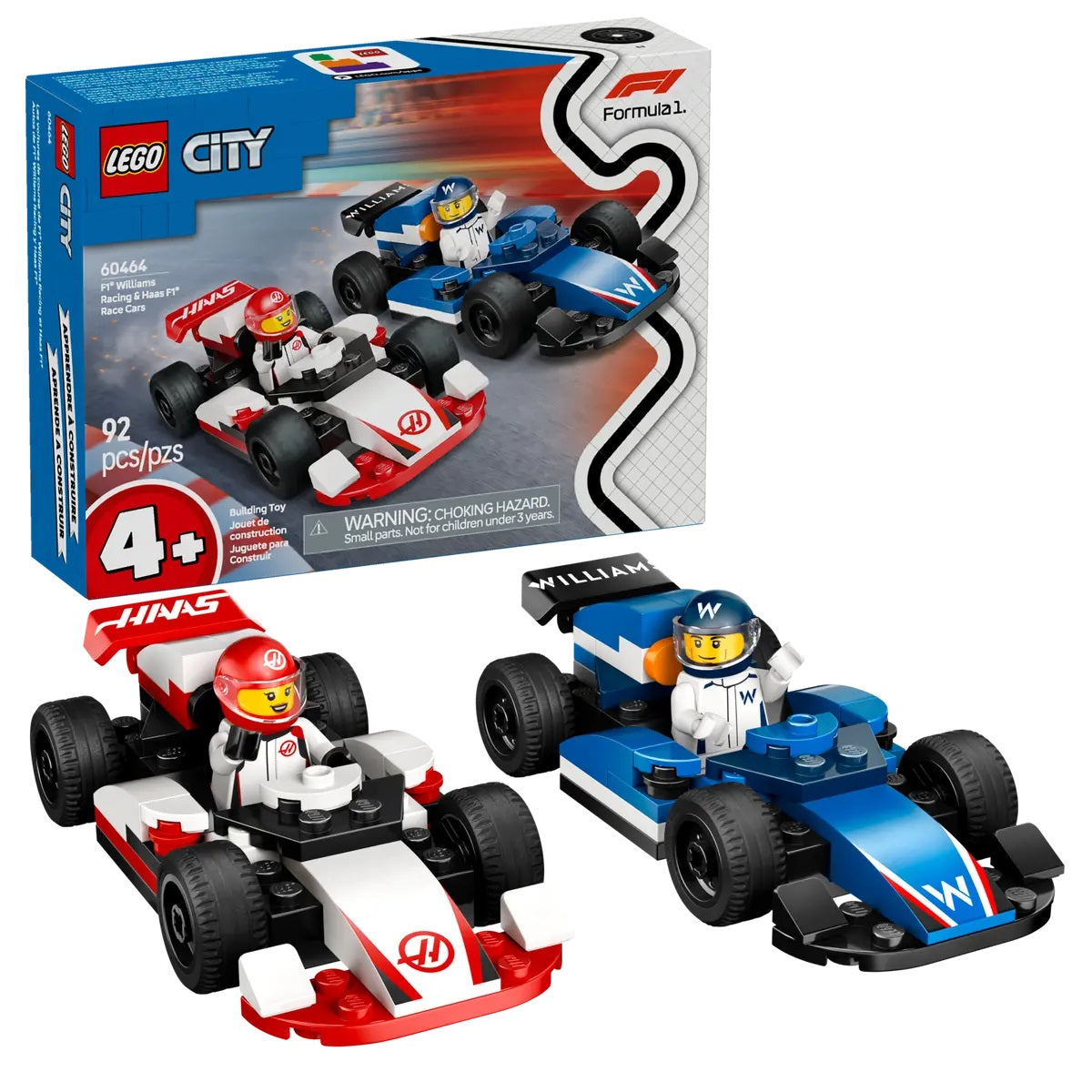 Lego City F1 Williams Racing & Haas - 60464