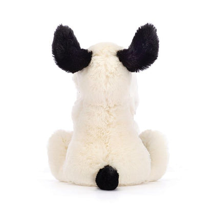 Jellycat Bashful Black & Cream Puppy Soother