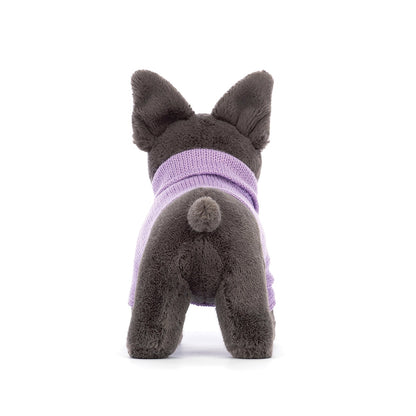 Jellycat Sweater French Bulldog Purple Ink