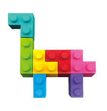 Haku Yoka Block Crayons - Dinosaur