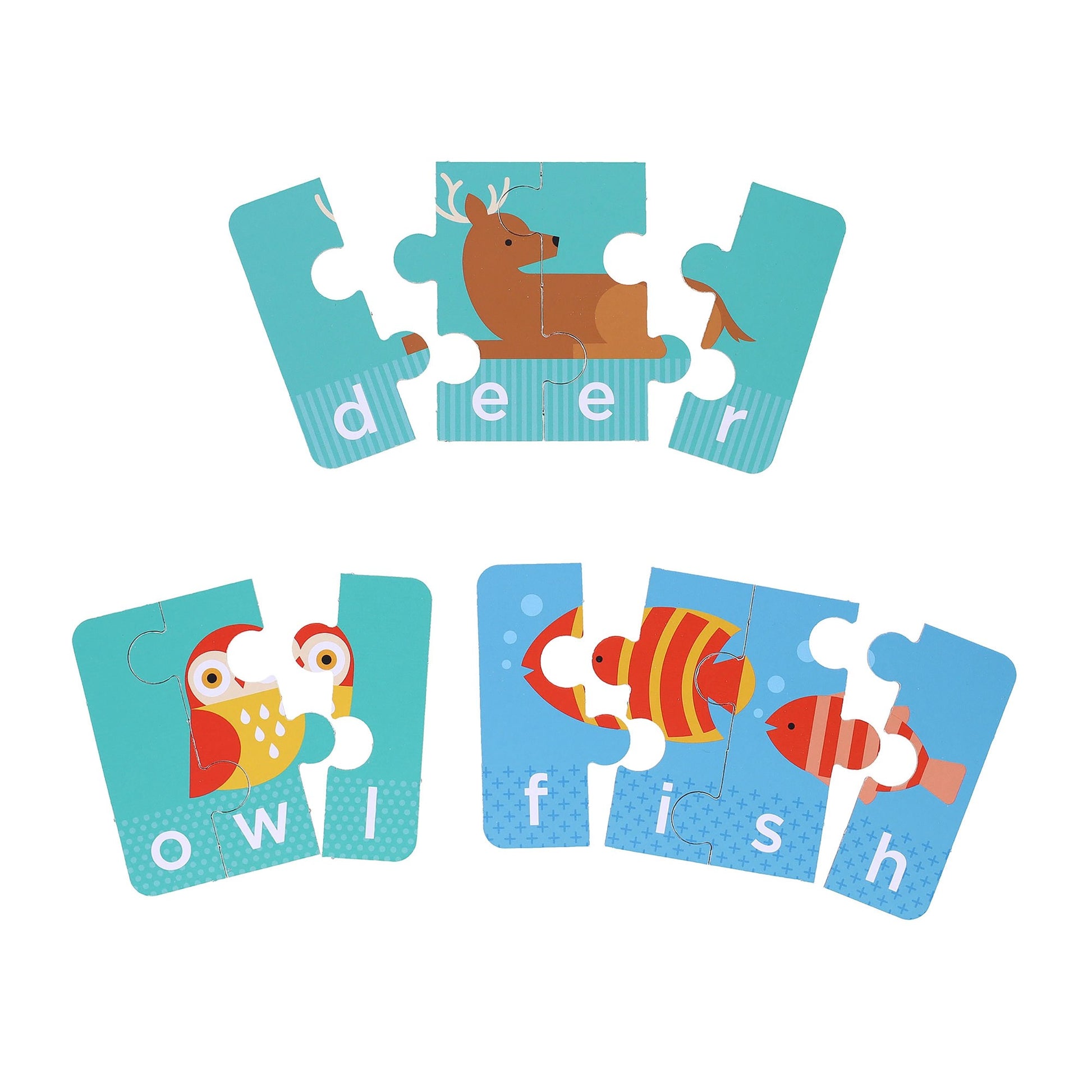 Spelling Puzzle - Animals 3 & 4 Letter Words