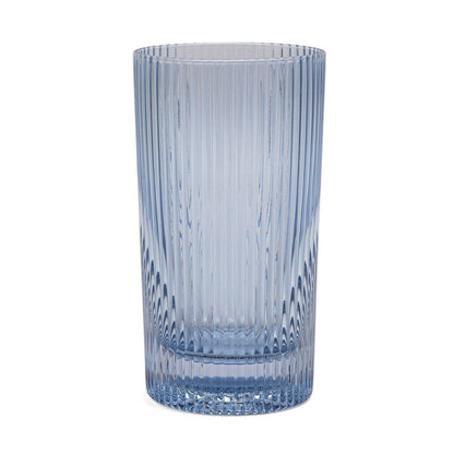 The Stella Highball Glass Set Of 2 Blue