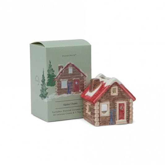 Alpine Chalet Style Incense & Tea Light Holder