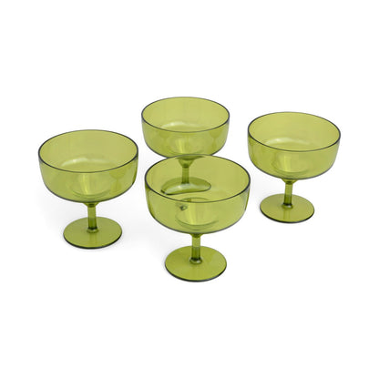 The Rue Riviera Margarita Glasses Olive - Designworks Collective