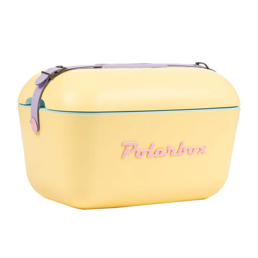 Polarbox Rainbow 20l Ice Chest Cooler Box W/ Carry Strap - Yellow