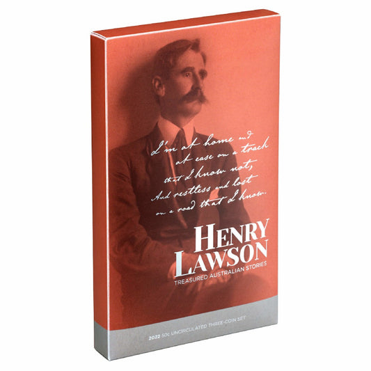 2022 50c Henry Lawson Three Coin Collection