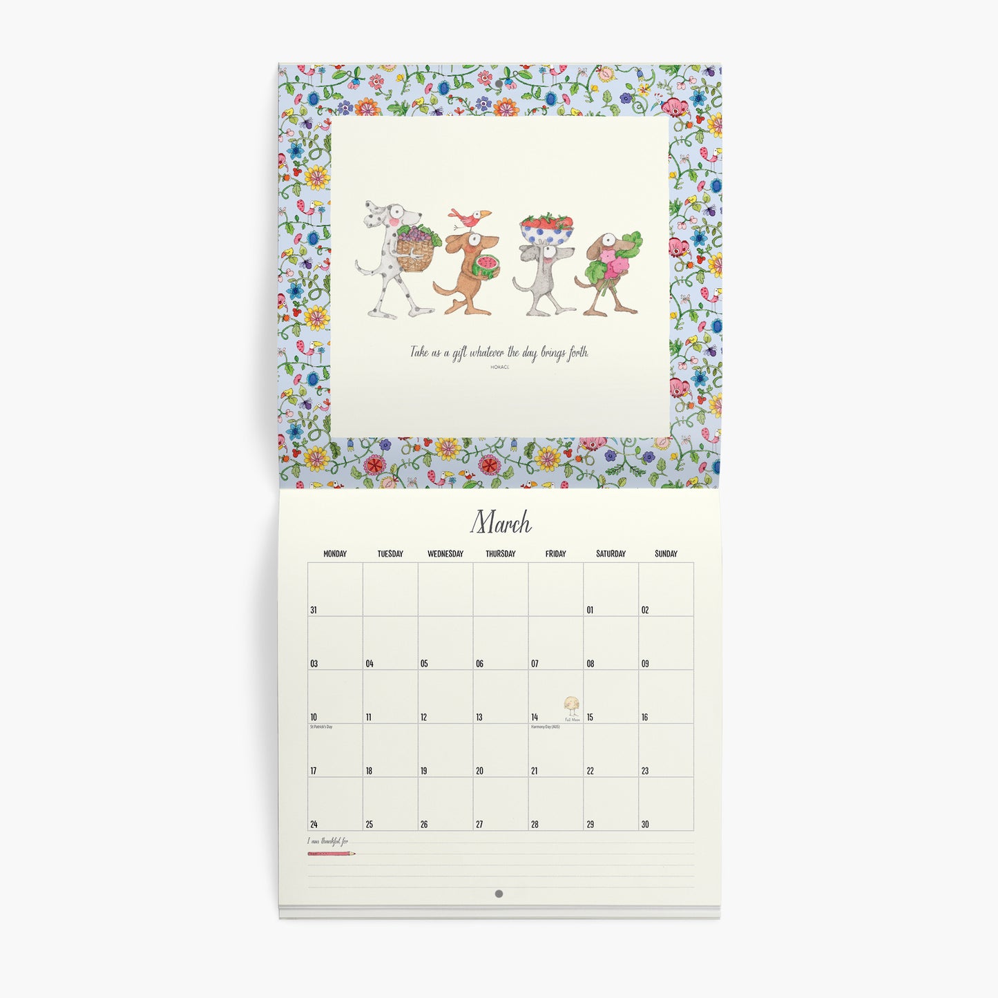 Twigseeds 2025 Wall Calendar