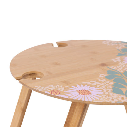 Picnic Spring Floral Foldable Picnic Table