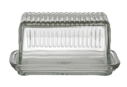 Hemingway Glass Butter Dish