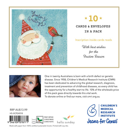 Christmas Charity Boxed Cards - Santa Cmri