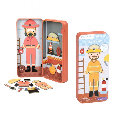 Magnetic Puzzle Box Firefighter