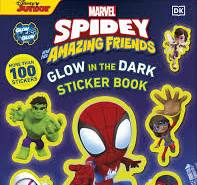 Marvel Spidey And His Amazing Friends Glow In The Dark Sticker Book