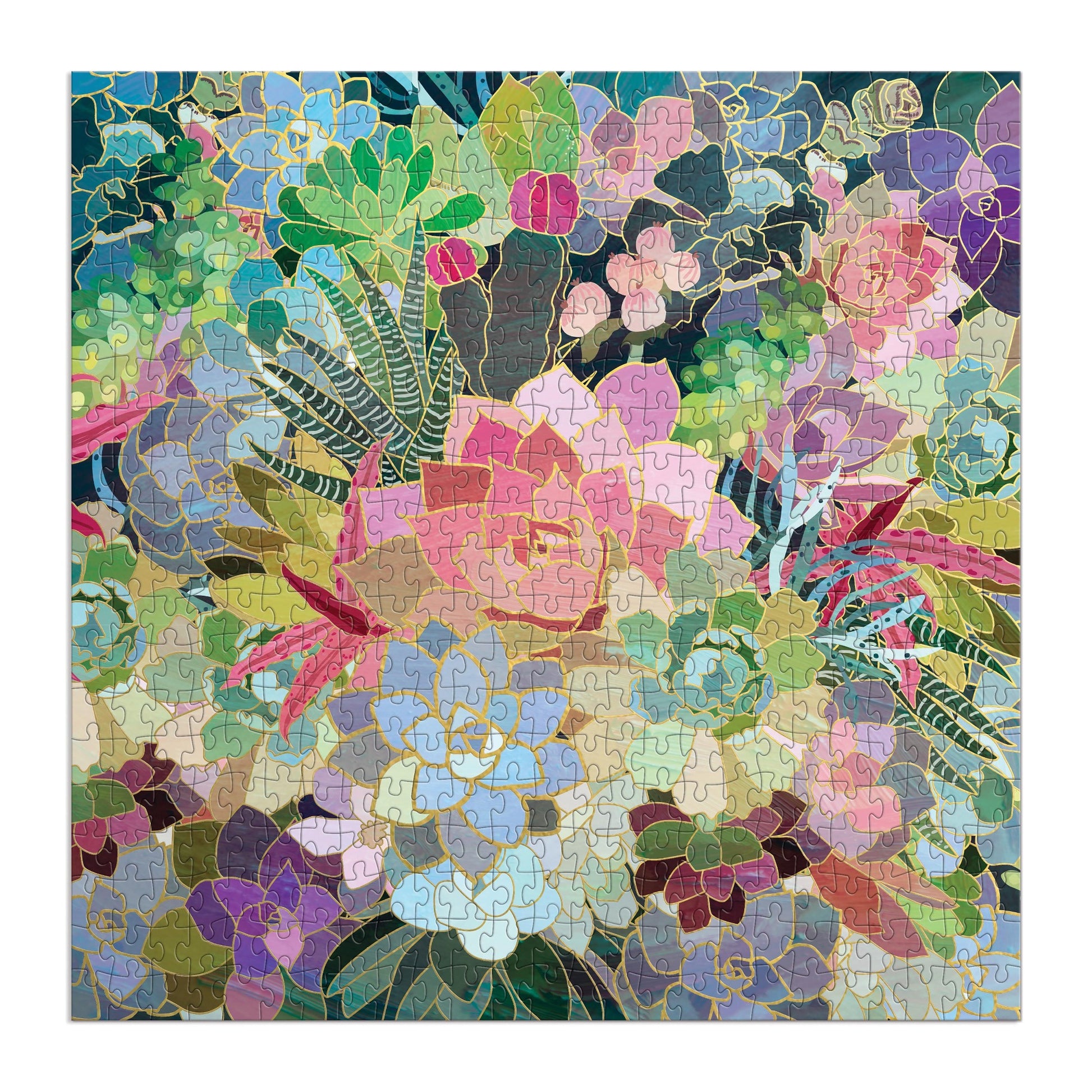 Puzzle 500pc Succulent Mosaic