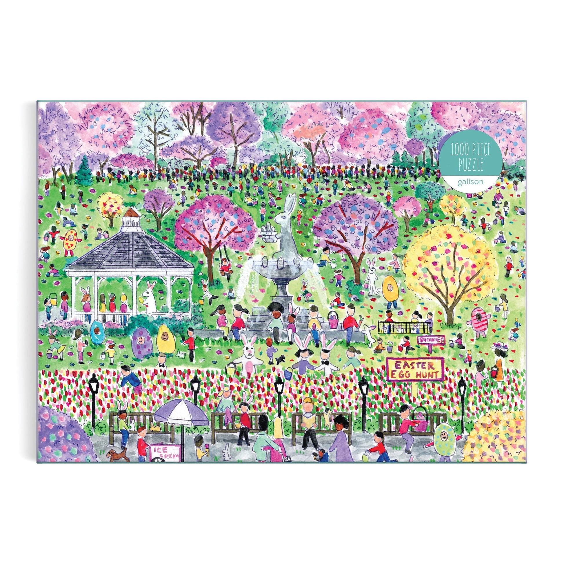 Michael Storrings Easter Egg Hunt 1000 Piece Jigsaw Puzzle