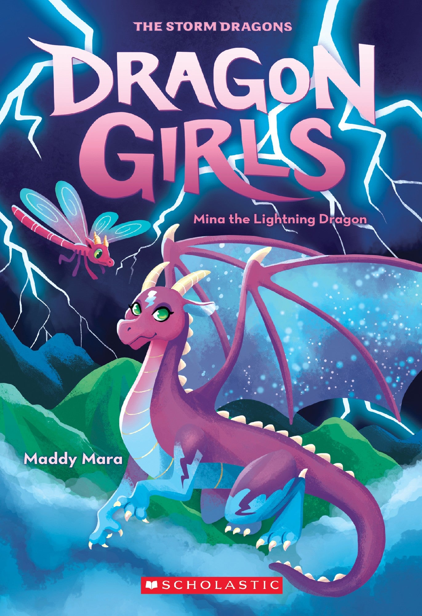 Mina The Lightning Dragon (dragon Girls #14) - Maddy Mara