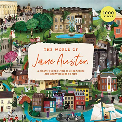 The World Of Jane Austen : A Jigsaw Puzzle With 60 Characters And Great Houses To Find