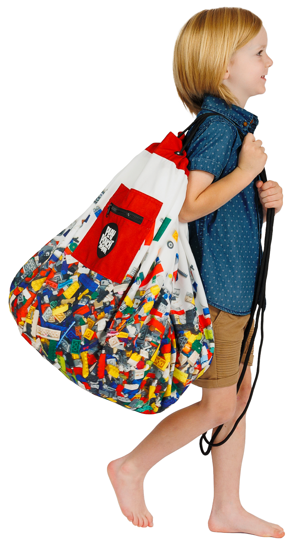 Play Pouch Brick Bag Storage Bag & Play Mat