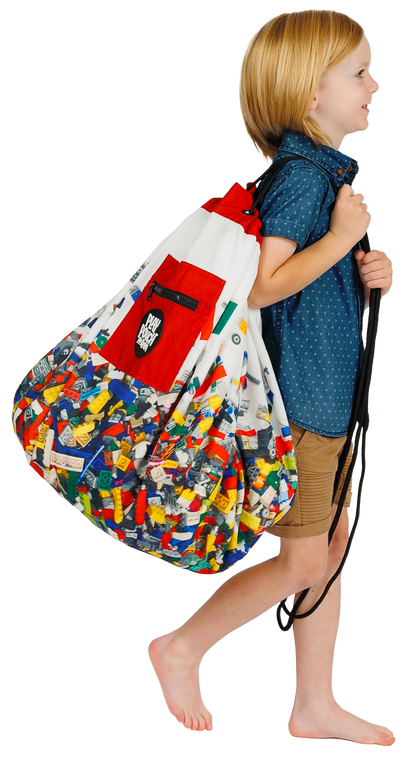 Play Pouch Brick Bag Storage Bag & Play Mat