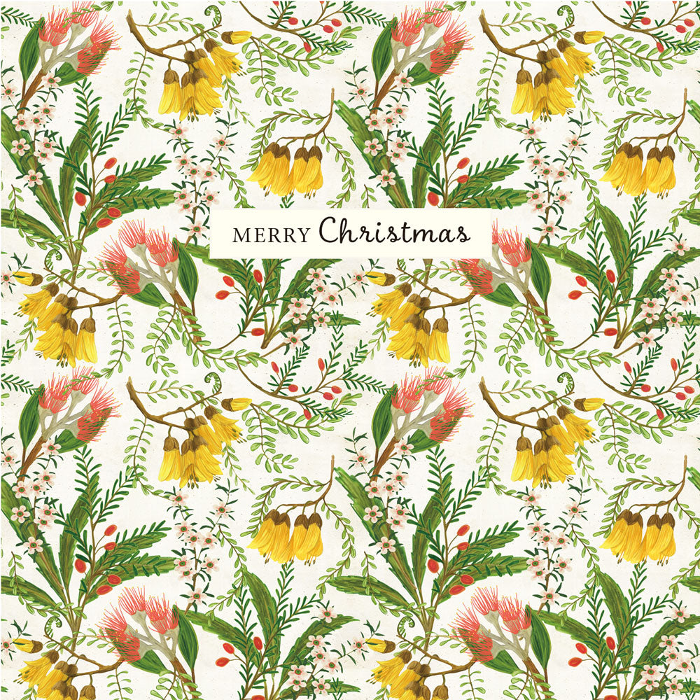 Christmas Charity Boxed Cards - Floral Christmas Bcna