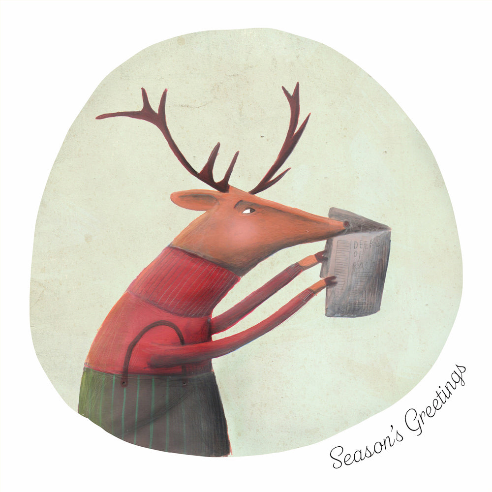 Christmas Charity Boxed Cards - Reindeer Bcna