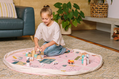 Play Pouch Raindrop Village Storage & Play Mat