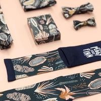 Coastal Flora Pocket Square Handkerchief