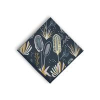 Coastal Flora Pocket Square Handkerchief