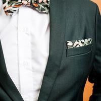 Protea Green Pocket Square Handkerchief