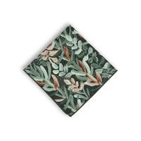 Protea Green Pocket Square Handkerchief