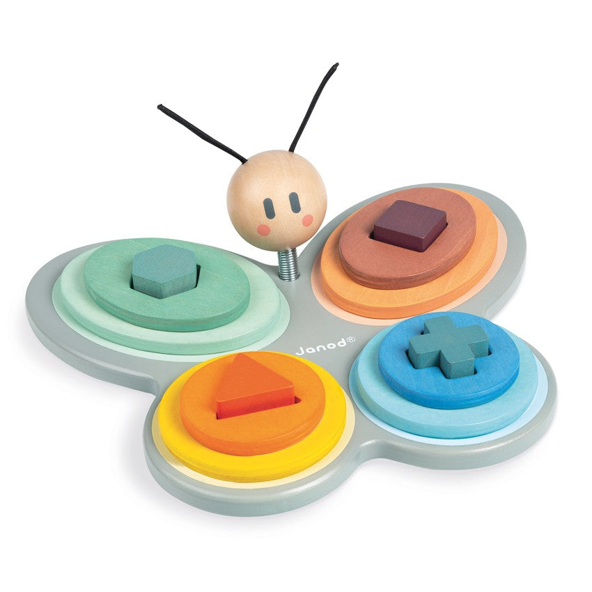 Cocoon Butterfly Shape Sorter Janod