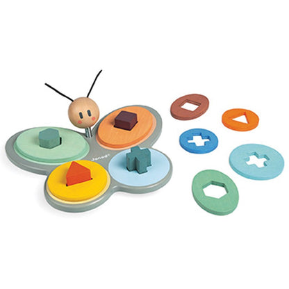 Cocoon Butterfly Shape Sorter Janod