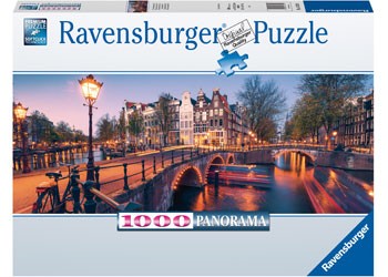 Puzzle 1000pc Evening In Amsterdam