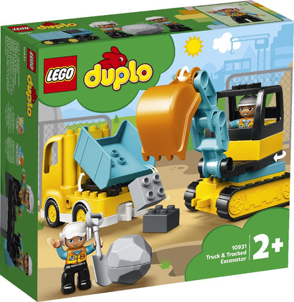 Lego 10931 Duplo Truck And Tracked Excavator Age 2+